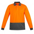 Mens Comfort Back L/S Polo