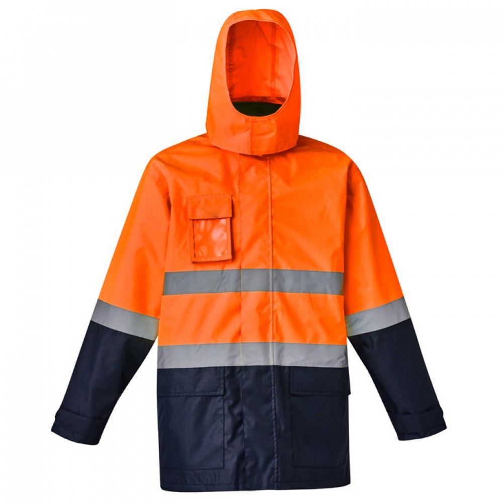 Mens Hi Vis Basic 4 in 1 Waterproof Jacket