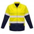 Mens Hi Vis Cotton Drill Jacket