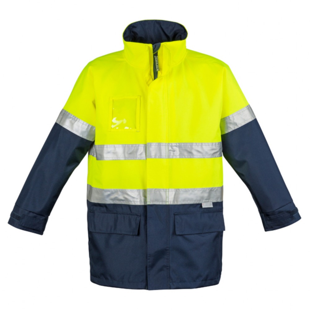 Mens Hi Vis Waterproof Lightweight Jacket