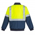 Mens HI Vis Quilted Flying Jacket