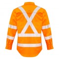 Mens Hi Vis X Back Taped Shirt