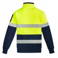 Mens Hi Vis 1/4 Zip Pullover - Hoop Taped