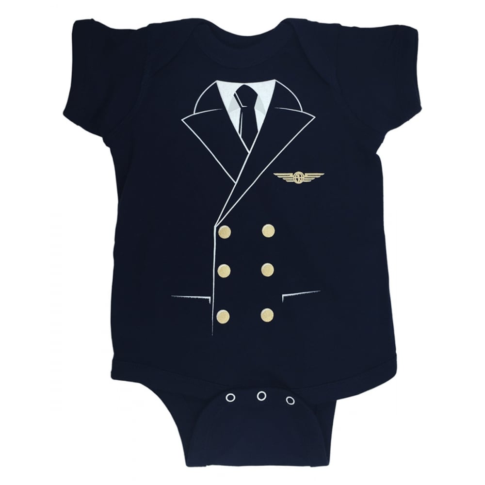 Pilot Uniform Baby onesie