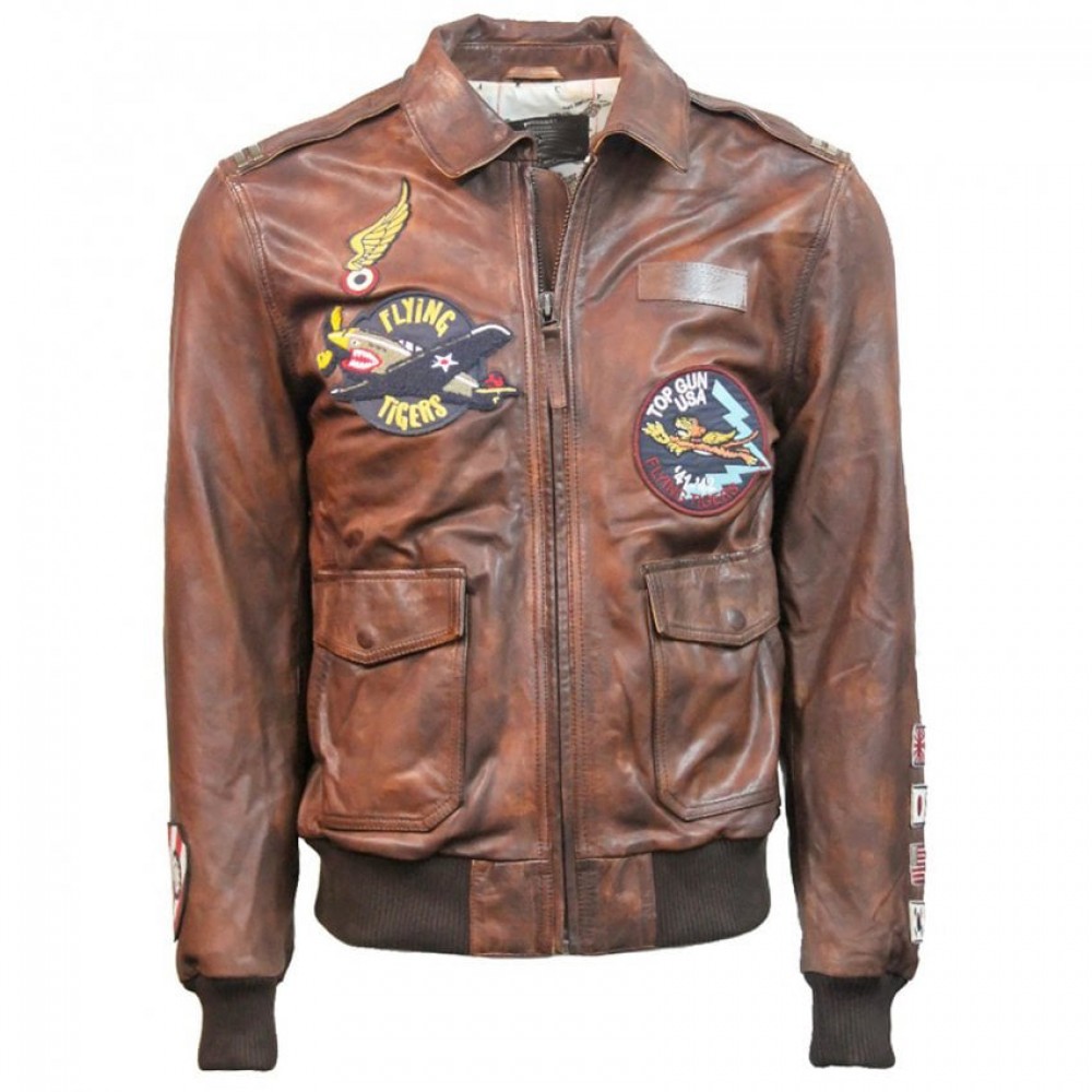 Flying Tigers Vintage Leather Jacket