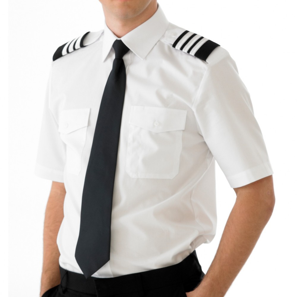 Mens Pilot Shirt Short Sleeve